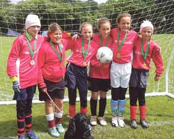 Tenby girls unbeaten in Llanelli tournament