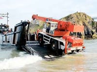 Caldey crane gets a lift from Marines