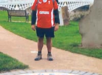 Mark completes Wales walk for charity