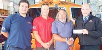 Presentation to Tenby Lifeboat Station