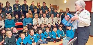 Birthday celebrations for local Scout Leader