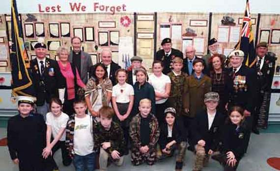 Veteran’s war story retold in school drama