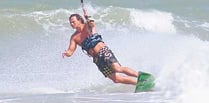 Tenby kite surfer rides wave of success