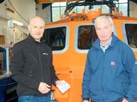 Firefighter raises funds for RNLI