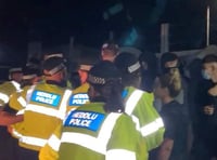 'Disgraceful scenes' outside Penally camp slammed