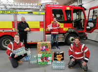 Festive thanks to frontline firefighters during the pandemic