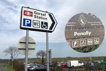 Issues concerning fly-tipping and vehicle abandonment highlighted at Penally station