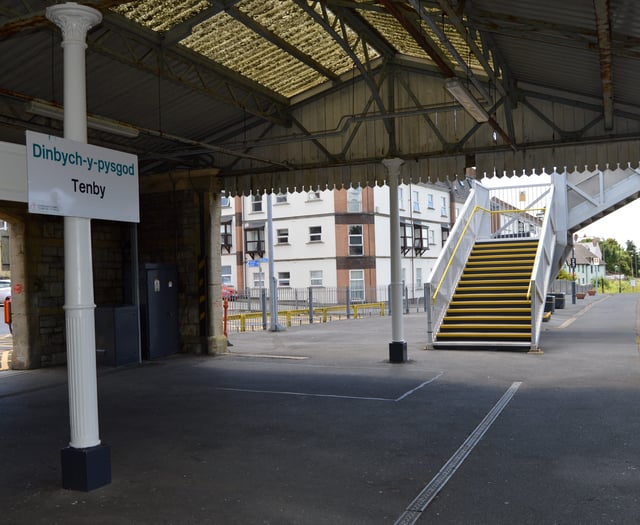 Improvements to Tenby train station underway