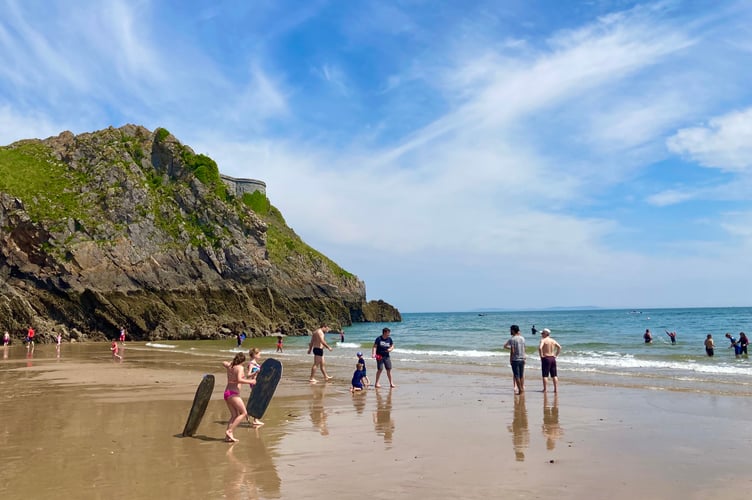 Tenby beach