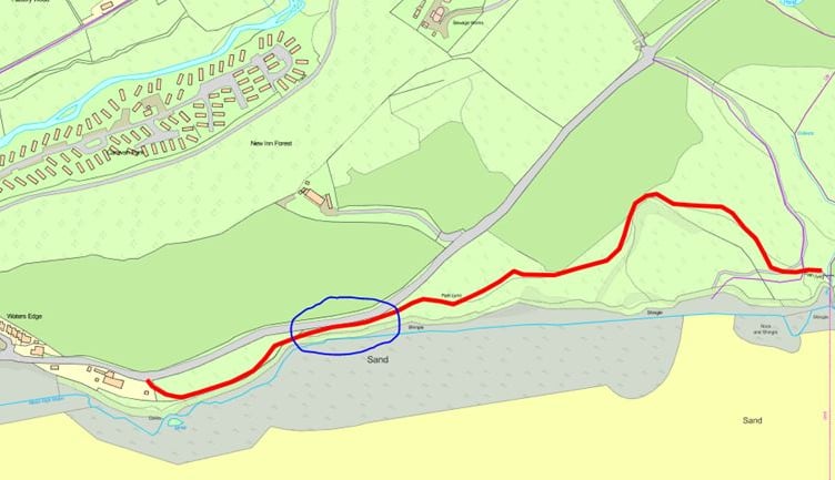 Amroth map