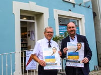 MS meets Pembrokeshire pharmacist to support Ukrainian aid campaign