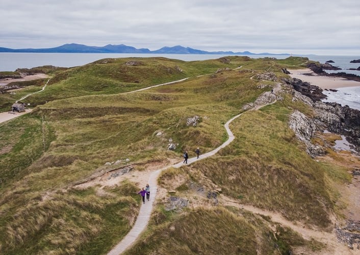 Coast path Wales