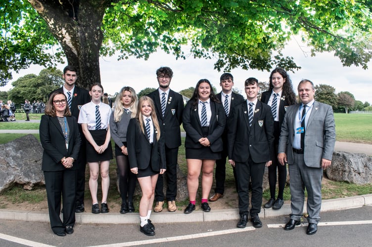 Seniors at Ysgol Greenhill School, Tenby