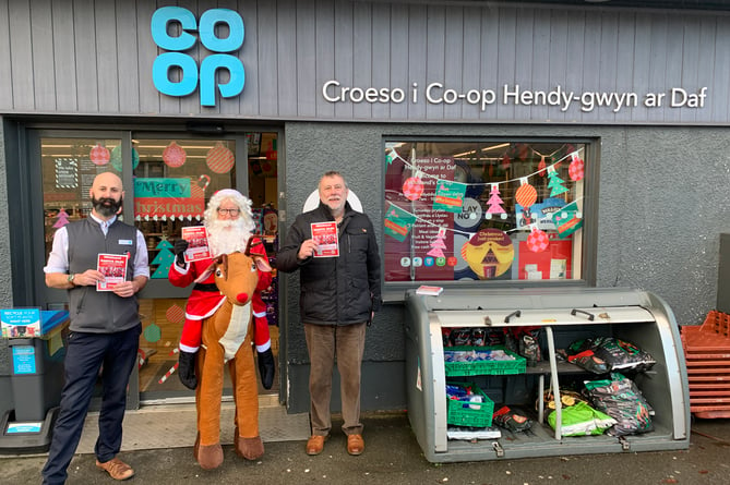 Santa at Whitland Co-op