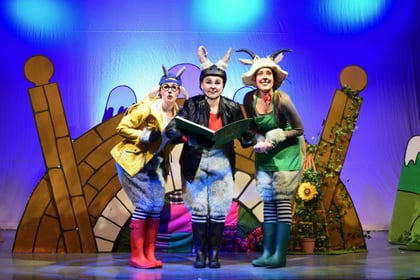 Three Billy Goats Gruff a bleating trip-trapping musical adventure for half term