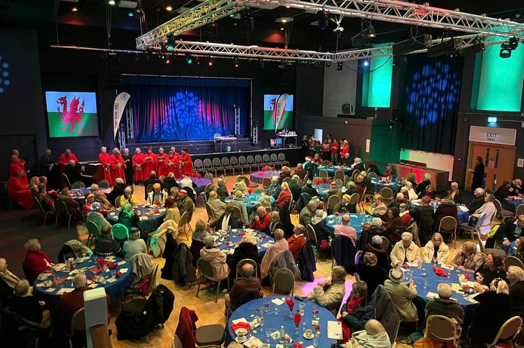 Tenby senior citizens Christmas dinner do