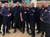 Pembrokeshire firefighter assisting with search and rescue in Turkey