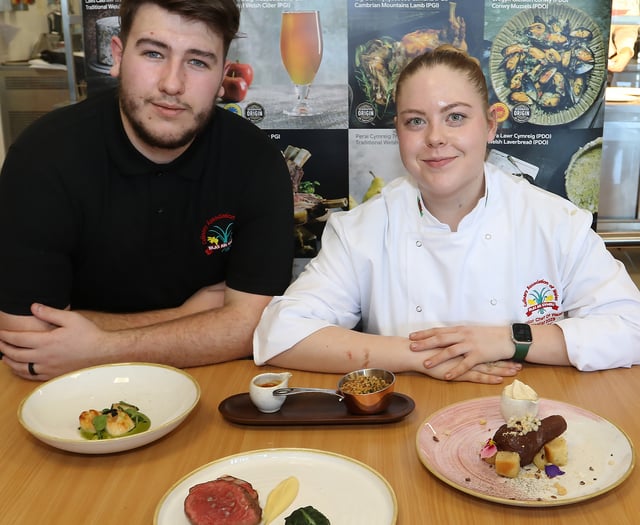 Stephanie wins the coveted Junior Chef of Wales title
