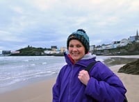 Tenby Mayor's 'cold water challenge' for cancer charity gets underway