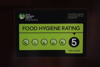 Food hygiene ratings given to 15 Carmarthenshire establishments