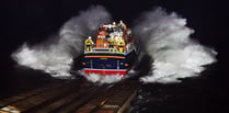 Tenby RNLI take on rough seas in the search for missing person