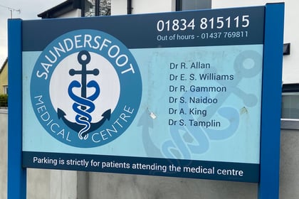 Patients at Saundersfoot Surgery asked to exercise patience