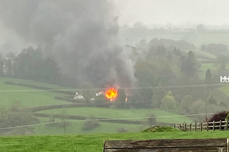 Fire at Nant y Bwla, Carmarthen