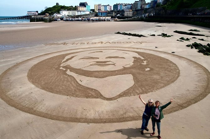 Pembrokeshire sand artist’s spirit lives on - leaving a global legacy ...