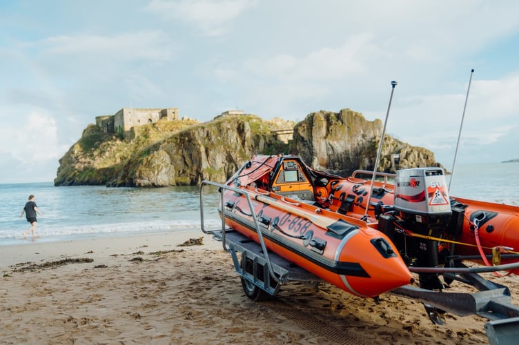 Tenby Inshore lifeboat