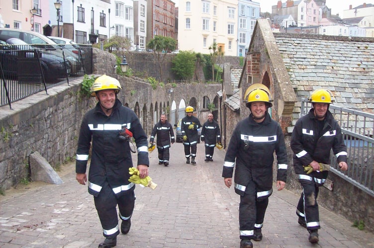 Tenby firefighters