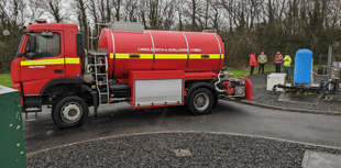 Fire and Rescue Service pioneers use of wastewater to tackle fires