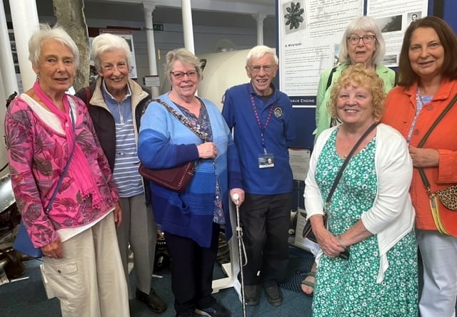 Narberth Ladies Probus Club on a visit to Pembroke Dock Heritage Centre.