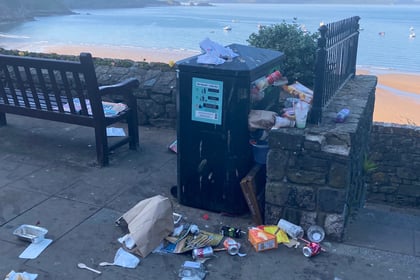 YOUR VIEWS: Trying to solve Tenby’s litter and bin issues...