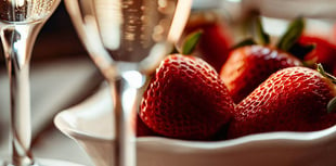 Strawberries and Prosecco for St Issell’s WI, Saundersfoot