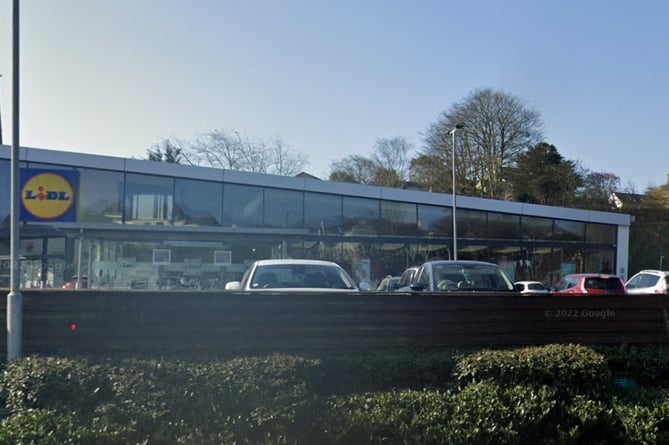 Haverfordwest’s Lidl store. 