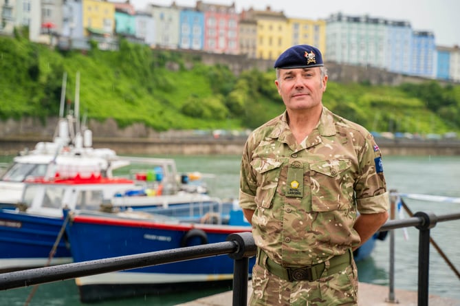 Major John Poole in Tenby