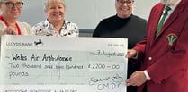 Choirs combine to raise over £2,000 for Wales Air Ambulance