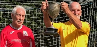 Local football veterans beat Wales