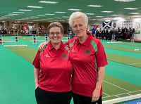 East Williamston Short Mat Bowls Club duo debut for Wales