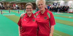 East Williamston Short Mat Bowls Club duo debut for Wales