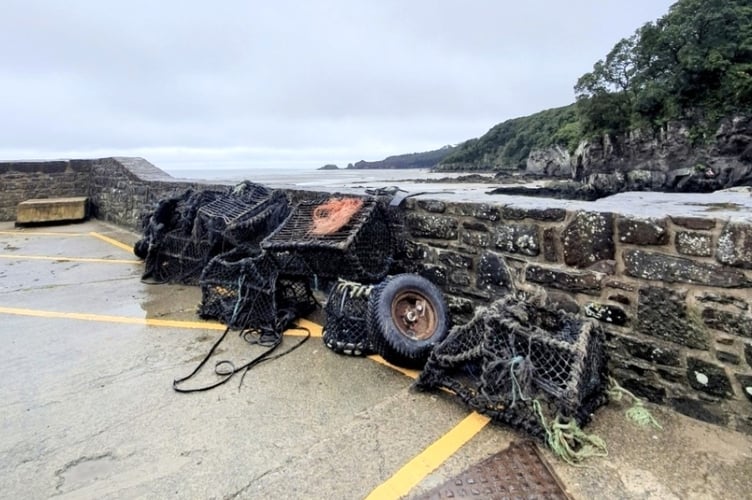 Saundersfoot beach clean 1