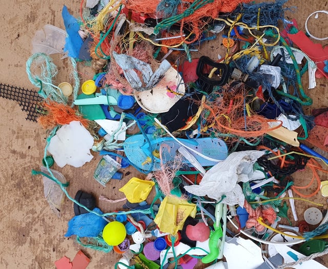 Saundersfoot beach clean throws up plethora of plastic and objects