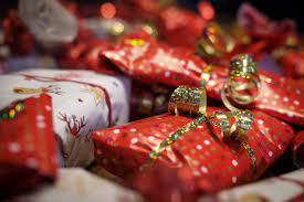 Stock image of Christmas presents