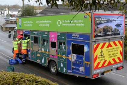 Christmas and New Year waste and recycling changes for Pembrokeshire