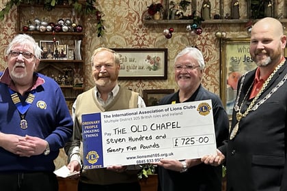 Tenby charity market boost for Old Chapel