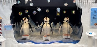 Pembrokeshire store's penguin trio sing their way to huge charity sum!