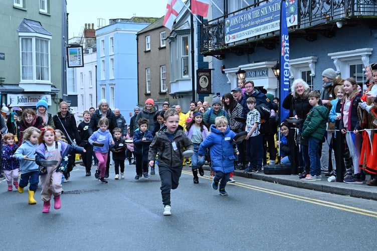 Tenby RNLI pancake event