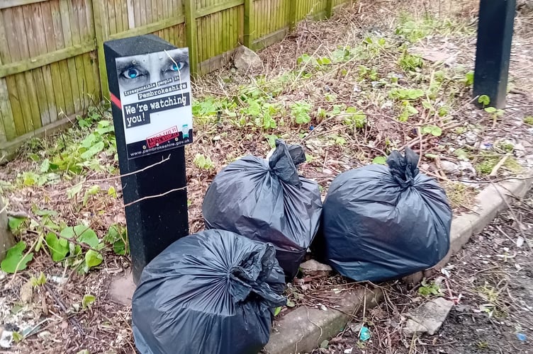 Pembroke Dock flytipping