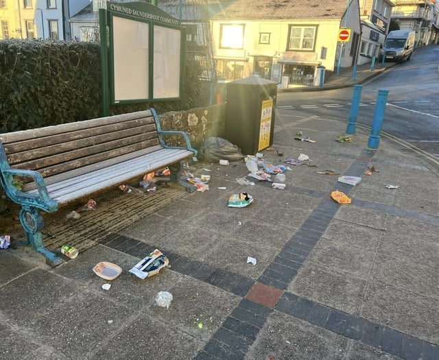 Fly-tipping instances continue to blight Saundersfoot village