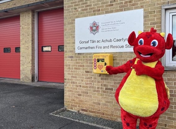 Fire station defib